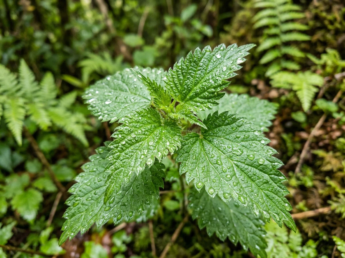 Nettle root plant leaves - natural ingredient